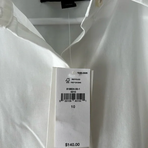 BNWT Banana Republic white cotton dress - Picture 2 of 3